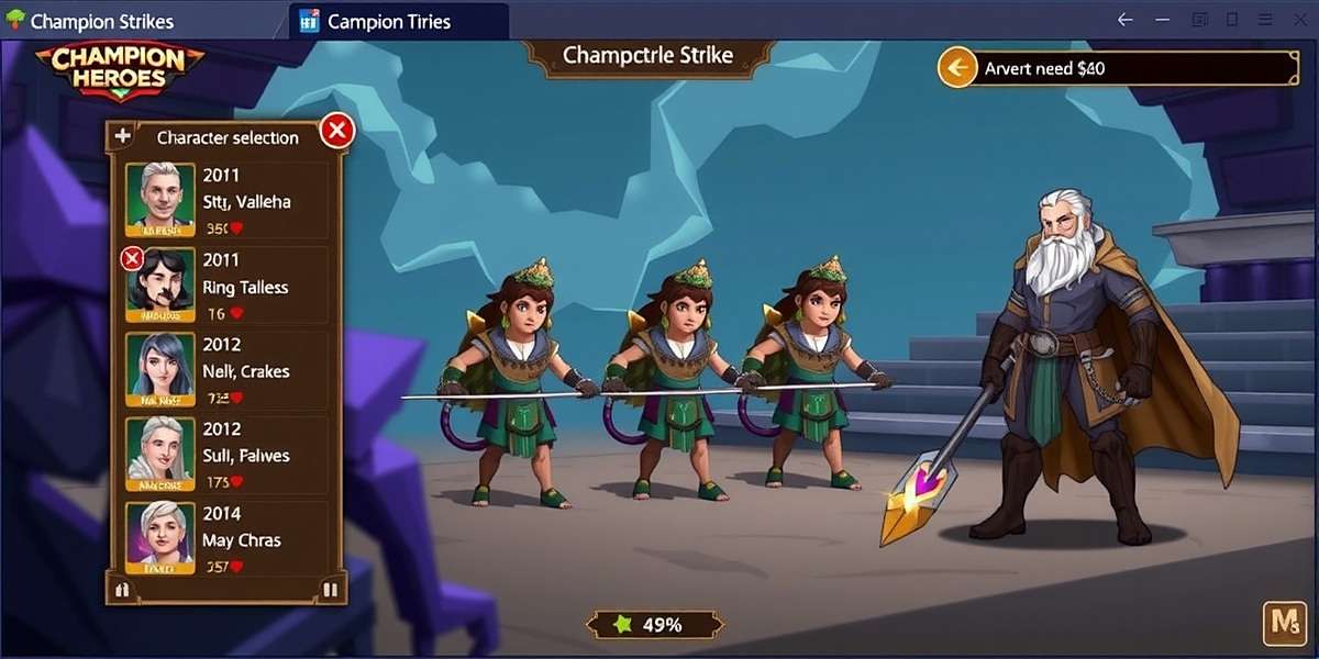 Champion Strike - Choose Your Indian Warrior Champion Strike Character Selection Screen with Indian Mythology Heroes